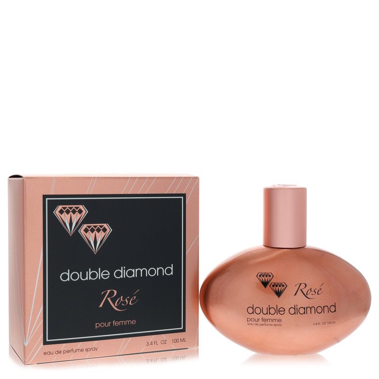 Double Diamond Rose Perfume by Yzy Perfume Eau De Parfum Spray 3.4 oz for Women - Authentic Fragrance - Discount Women Perfume or Cologne Fragrance