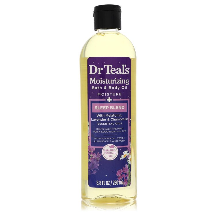 Dr Teal's Moisturizing Bath & Body Oil Sleep Blend Perfume by Dr Teal's Bath & Body Oil with Melatonin, Lavender & Chamomile 8.8 oz for Women - Authentic Fragrance - Discount Women Perfume or Cologne Fragrance