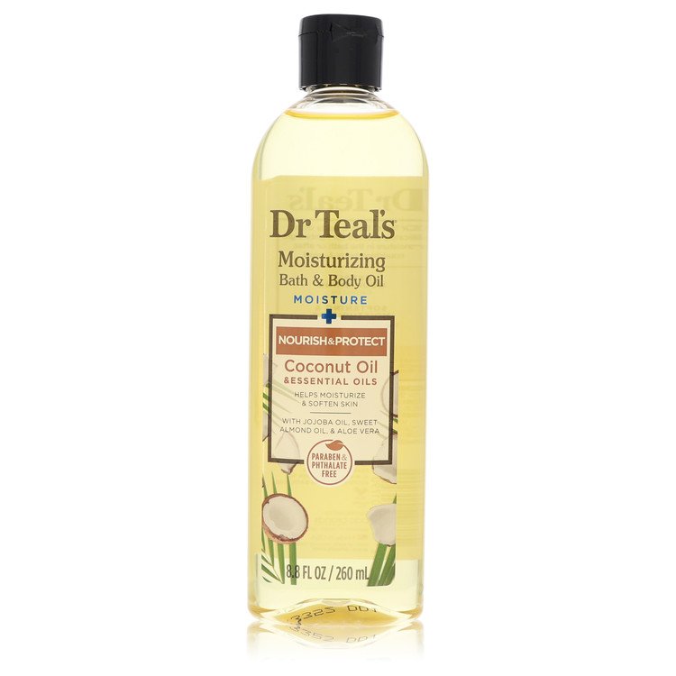 Dr Teal's Moisturizing Bath & Body Oil Perfume by Dr Teal's Nourishing Coconut Oil with Essensial Oils, Jojoba Oil, Sweet Almond Oil and Cocoa Butter 8.8 oz for Women - Authentic Fragrance - Discount Women Perfume or Cologne Fragrance