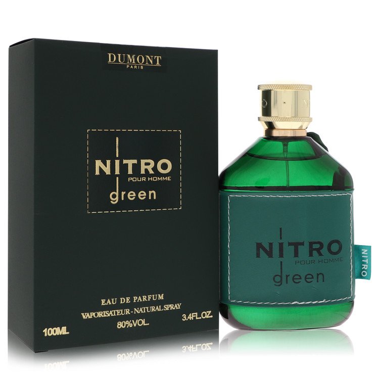 Nitro Green Cologne By Dumont 3.4 Oz Eau De Parfum Spray For Men In Box