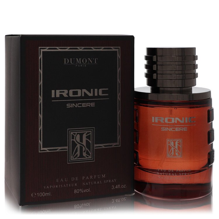 Dumont Ironic Sincere Cologne by Dumont Paris Eau De Parfum Spray 3.4 oz for Men - Authentic Fragrance - Discount Men Perfume or Cologne Fragrance