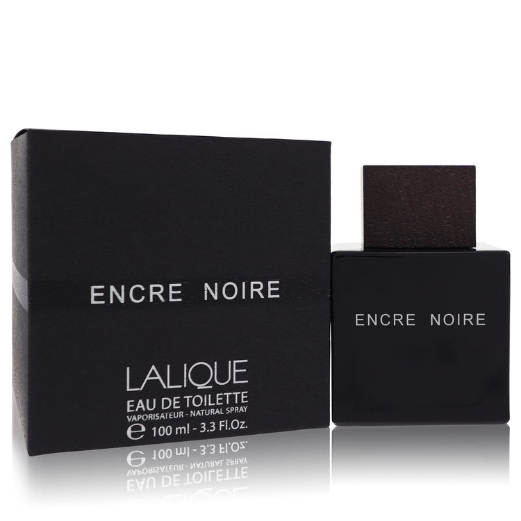 Encre Noire Cologne by Lalique Eau De Toilette Spray 3.4 oz for Men - Authentic Fragrance - Discount Men Perfume or Cologne Fragrance