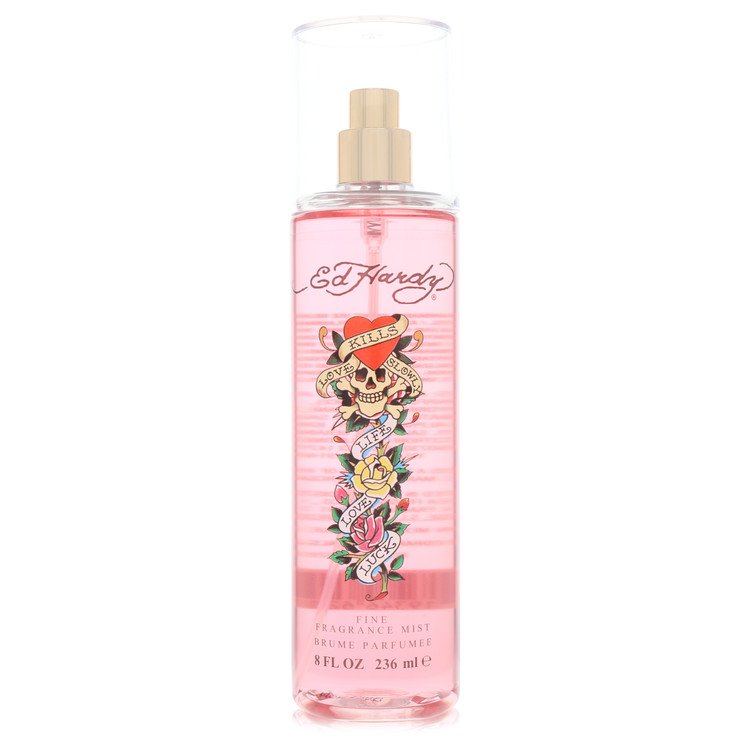 Ed Hardy Perfume by Christian Audigier Body Mist 8 oz for Women - Authentic Fragrance - Discount Women Perfume or Cologne Fragrance