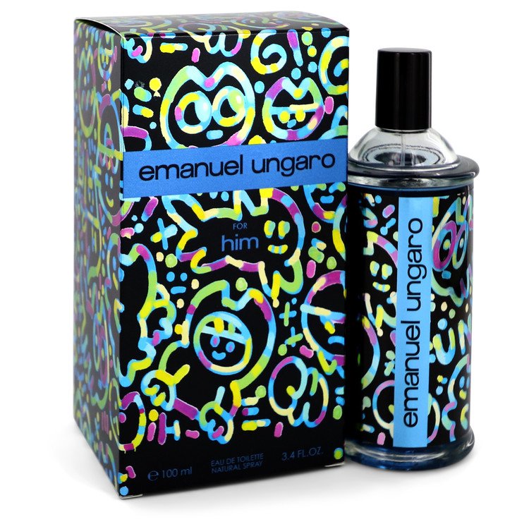 Emanuel Ungaro For Him Cologne by Ungaro Eau De Toilette Spray 3.4 oz for Men - Authentic Fragrance - Discount Men Perfume or Cologne Fragrance