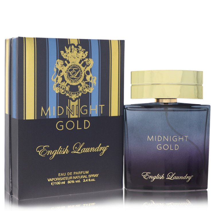 English Laundry Midnight Gold Cologne by English Laundry Eau De Parfum Spray 3.4 oz for Men - Authentic Fragrance - Discount Men Perfume or Cologne Fragrance