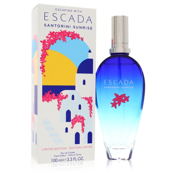 Escada Santorini Sunrise Perfume by Escada Eau De Toilette Spray 3.4 oz for Women - Authentic Fragrance - Discount Women Perfume or Cologne Fragrance