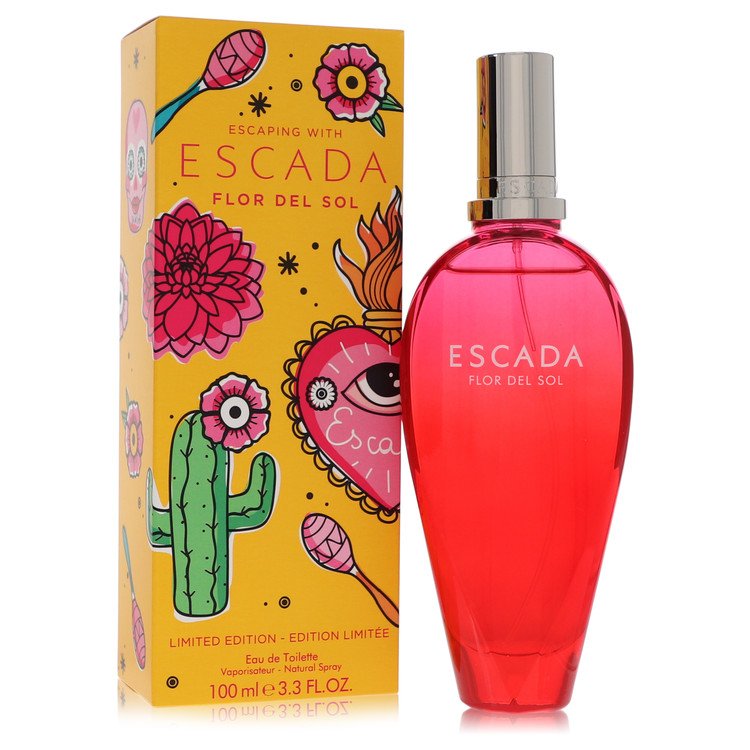 Escada Flor Del Sol Perfume by Escada Eau De Toilette Spray (Limited Edition) 3.4 oz for Women - Authentic Fragrance - Discount Women Perfume or Cologne Fragrance