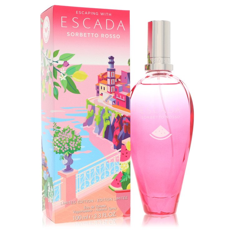 Escada Sorbetto Rosso Perfume by Escada Eau De Toilette Spray (Limited Edition) 3.3 oz for Women - Authentic Fragrance - Discount Women Perfume or Cologne Fragrance