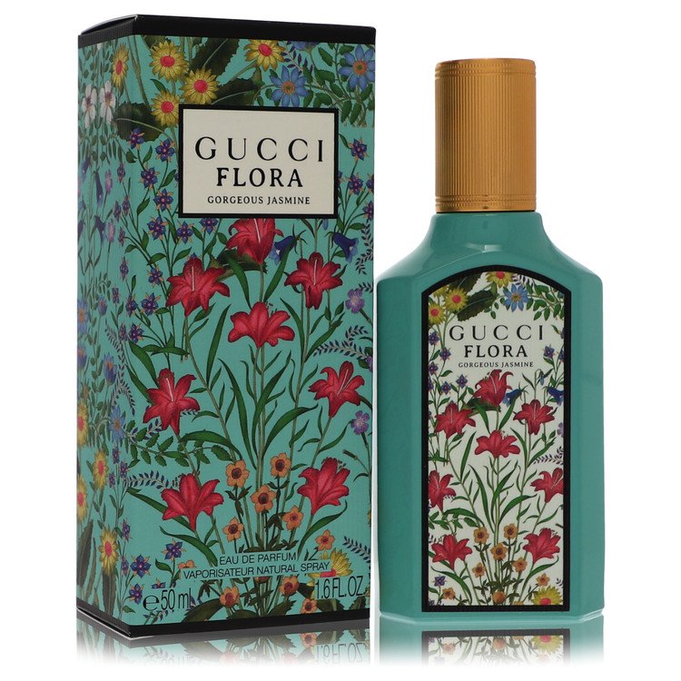 Flora Gorgeous Jasmine Perfume by Gucci Eau De Parfum Spray 1.6 oz for Women - Authentic Fragrance - Discount Women Perfume or Cologne Fragrance