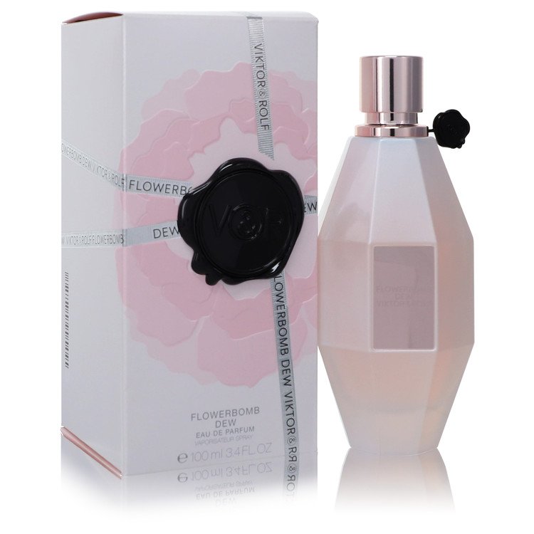 Flowerbomb Dew Perfume by Viktor & Rolf Eau De Parfum Spray 3.4 oz for Women - Authentic Fragrance - Discount Women Perfume or Cologne Fragrance