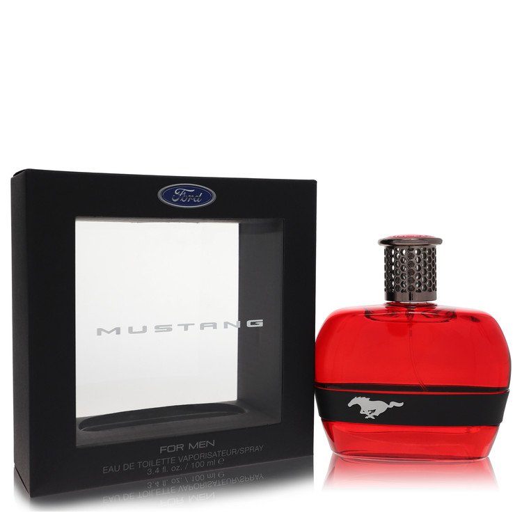 Ford Mustang Red Cologne by Estee Lauder Eau De Toilette Spray 3.4 oz for Men - Authentic Fragrance - Discount Men Perfume or Cologne Fragrance