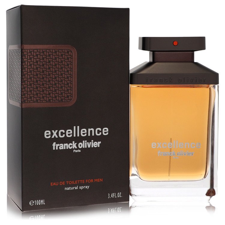 Franck Olivier Excellence Cologne by Franck Olivier Eau De Toilette Spray 3.4 oz for Men - Authentic Fragrance - Discount Men Perfume or Cologne Fragrance