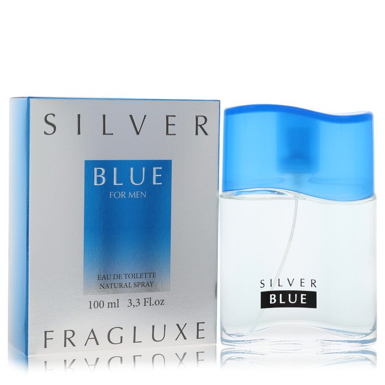Silver Blue By by Fragluxe 3.3 oz oz Eau De Toilette Spray for Men - Perfumes4All