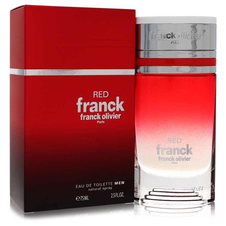 Red Franck by Franck Olivier 2.5 oz oz Eau De Toilette Spray for Men - Perfumes4All