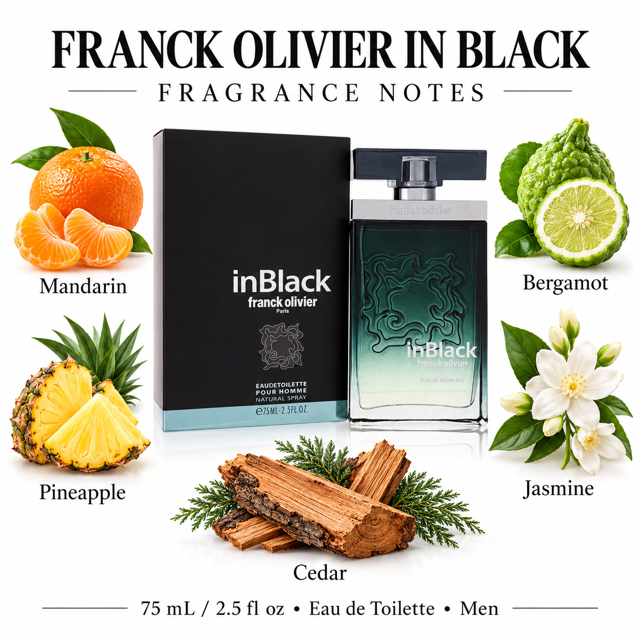 Franck Olivier In Black fragrance notes — UPC 3516641225124