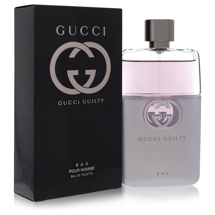 Gucci Guilty Eau Cologne by Gucci Eau De Toilette Spray 3 oz for Men - Authentic Fragrance - Discount Men Perfume or Cologne Fragrance