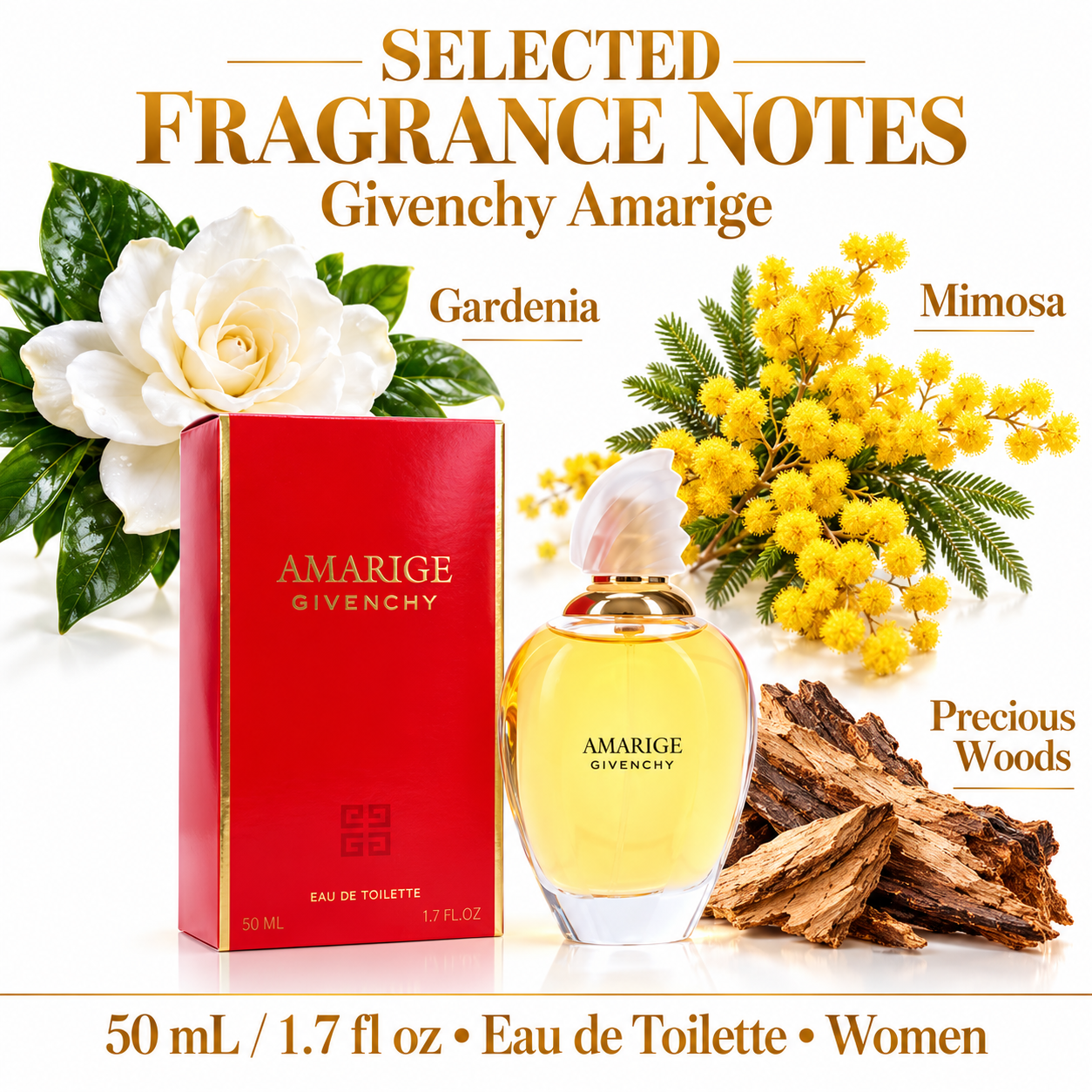 Givenchy Amarige selected fragrance notes