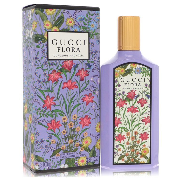 Flora Gorgeous Magnolia Perfume by Gucci Eau De Parfum Spray 3.3 oz for Women - Authentic Fragrance - Discount Women Perfume or Cologne Fragrance
