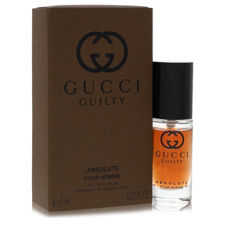 Gucci Guilty Absolute Cologne by Gucci Mini EDP Spray 0.27 oz for Men - Authentic Fragrance - Discount Men Perfume or Cologne Fragrance