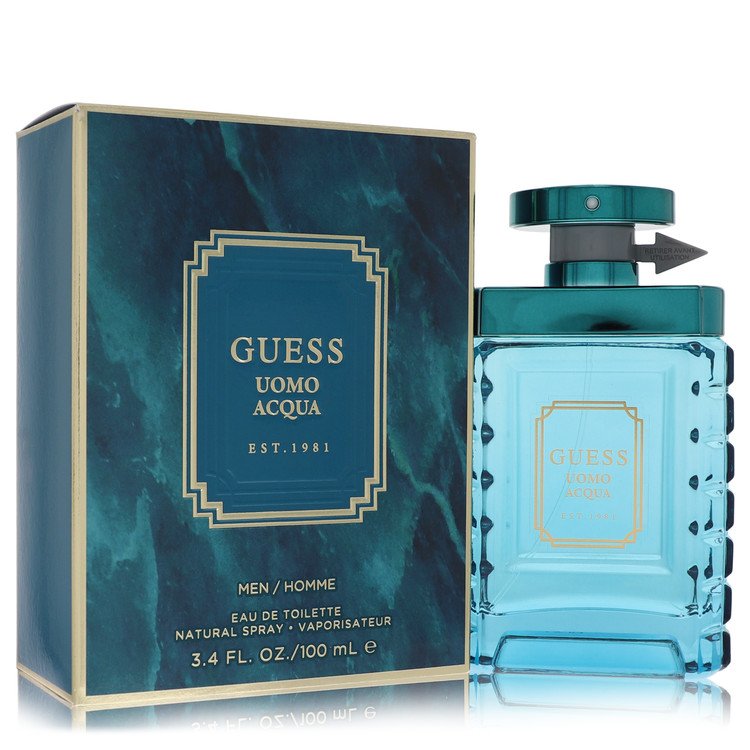 Uomo Acqua By by Guess 3.4 oz oz Eau De Toilette Spray for Men - Perfumes4All