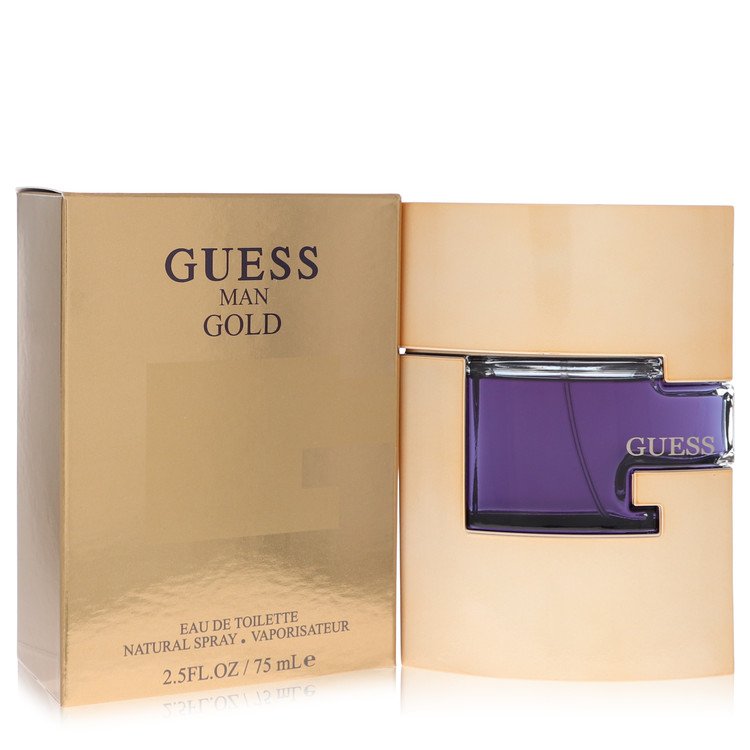 Guess Gold Cologne by Guess Eau De Toilette Spray 2.5 oz for Men - Authentic Fragrance - Discount Men Perfume or Cologne Fragrance