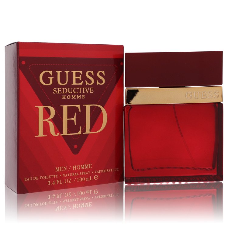 Seductive Homme Red by Guess 3.4 oz oz Eau De Toilette Spray for Men - Perfumes4All