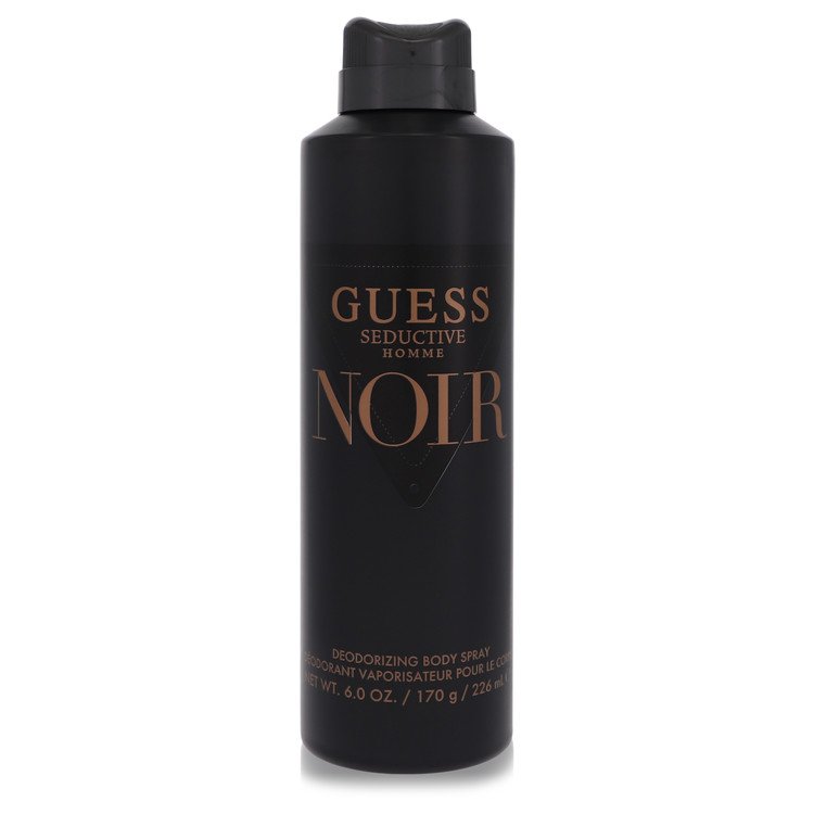 Guess Seductive Homme Noir Cologne by Guess Body Spray 6 oz for Men - Authentic Fragrance - Discount Men Perfume or Cologne Fragrance
