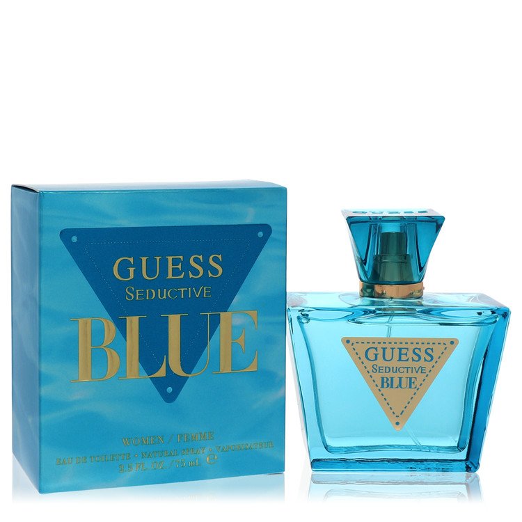 Guess Seductive Blue Perfume by Guess Eau De Toilette Spray 2.5 oz for Women - Authentic Fragrance - Discount Women Perfume or Cologne Fragrance