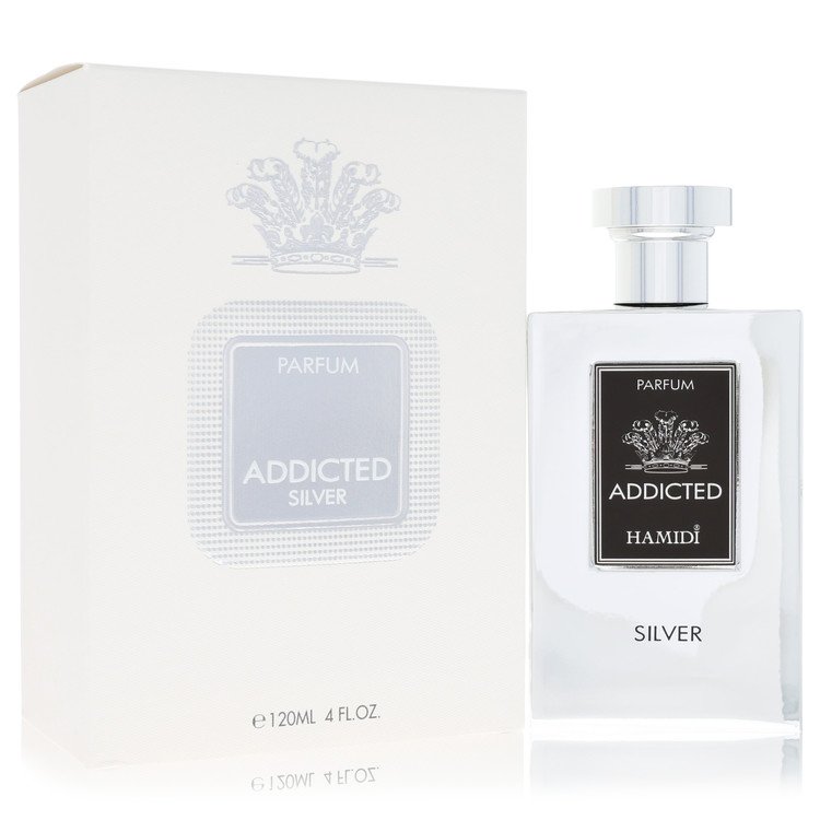 Addicted Silver By by Hamidi 4.0 oz oz Parfum Spray for Men - Perfumes4All