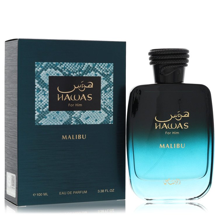 Hawas Malibu By by Rasasi 3.38 oz oz Eau De Parfum Spray for Men - Perfumes4All