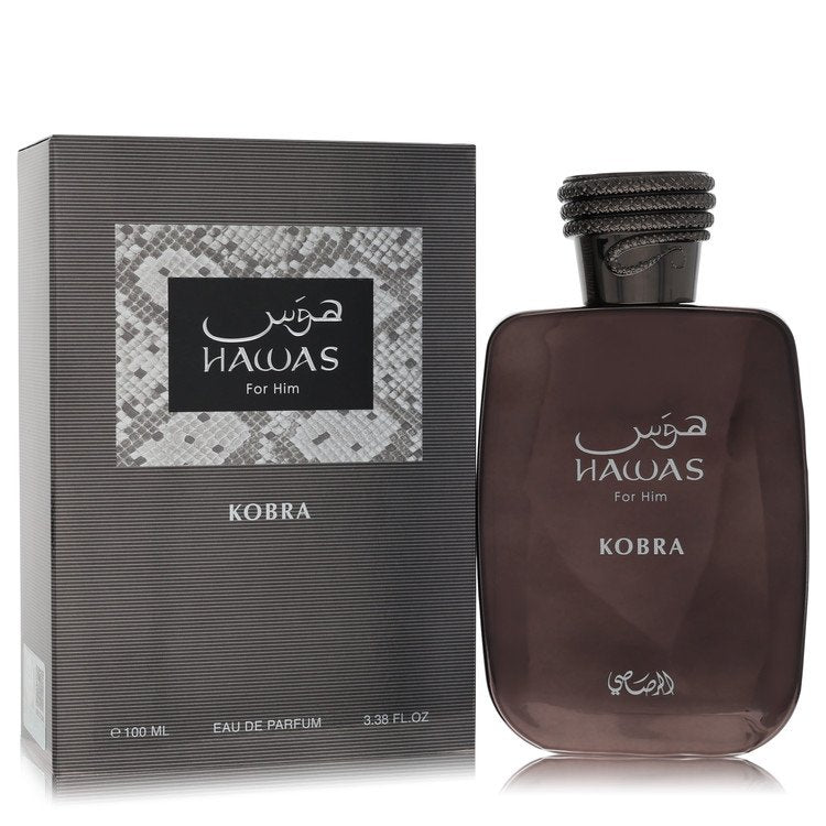 Hawas Kobra By by Rasasi 3.38 oz oz Eau De Parfum Spray for Men - Perfumes4All
