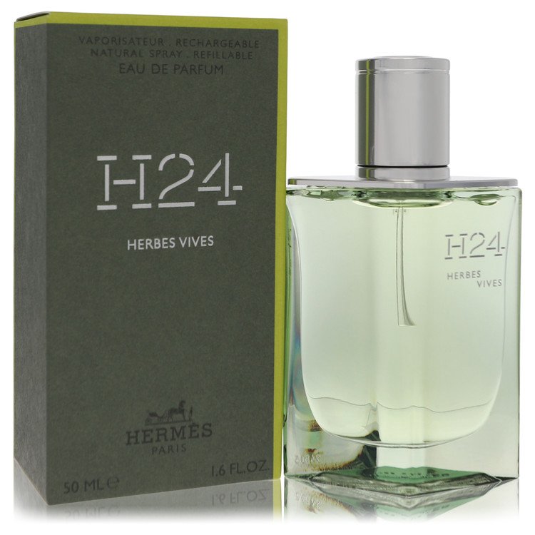 Hermes H24 Herbes Vives Cologne by Hermes Eau De Parfum Refillable Spray 1.7 oz for Men - Authentic Fragrance - Discount Men Perfume or Cologne Fragrance