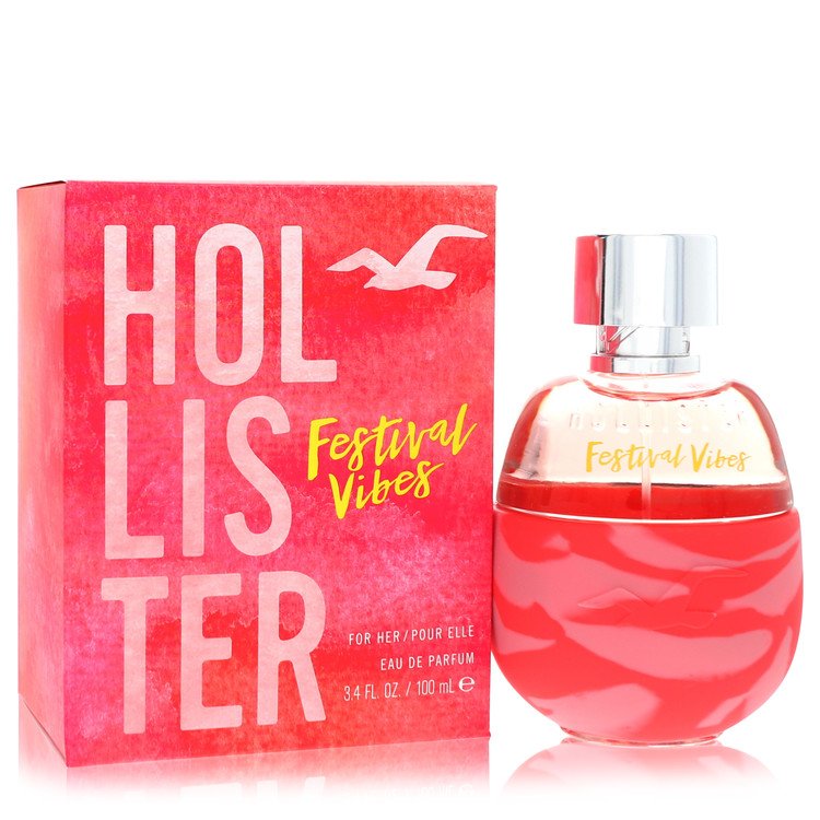 Hollister Festival Vibes Perfume by Hollister Eau De Parfum Spray 3.4 oz for Women - Authentic Fragrance - Discount Women Perfume or Cologne Fragrance