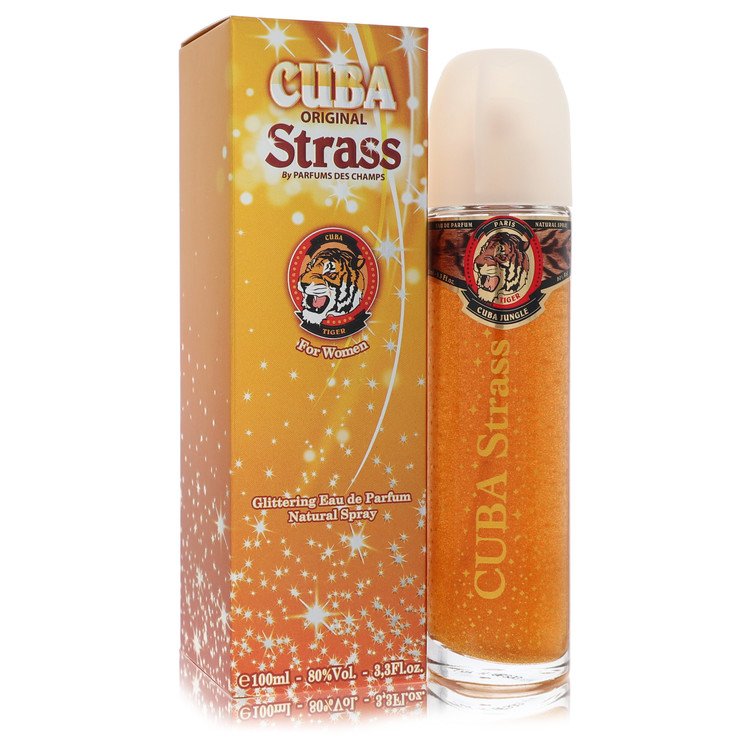 Cuba Strass Tiger Perfume by Fragluxe Eau De Parfum Spray 3.4 oz for Women - Authentic Fragrance - Discount Women Perfume or Cologne Fragrance
