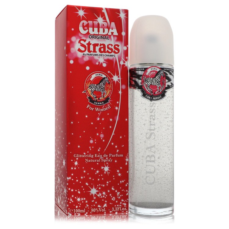 Cuba Strass Zebra Perfume by Fragluxe Eau De Parfum Spray 3.4 oz for Women - Authentic Fragrance - Discount Women Perfume or Cologne Fragrance