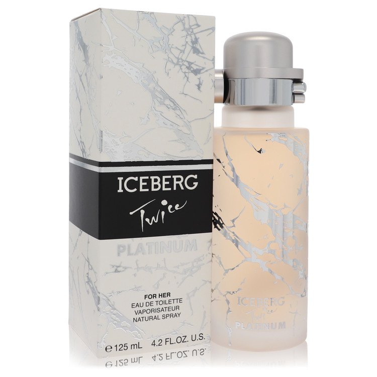 Iceberg Twice Platinum Perfume by Iceberg Eau De Toilette Spray 4.2 oz for Women - Authentic Fragrance - Discount Women Perfume or Cologne Fragrance