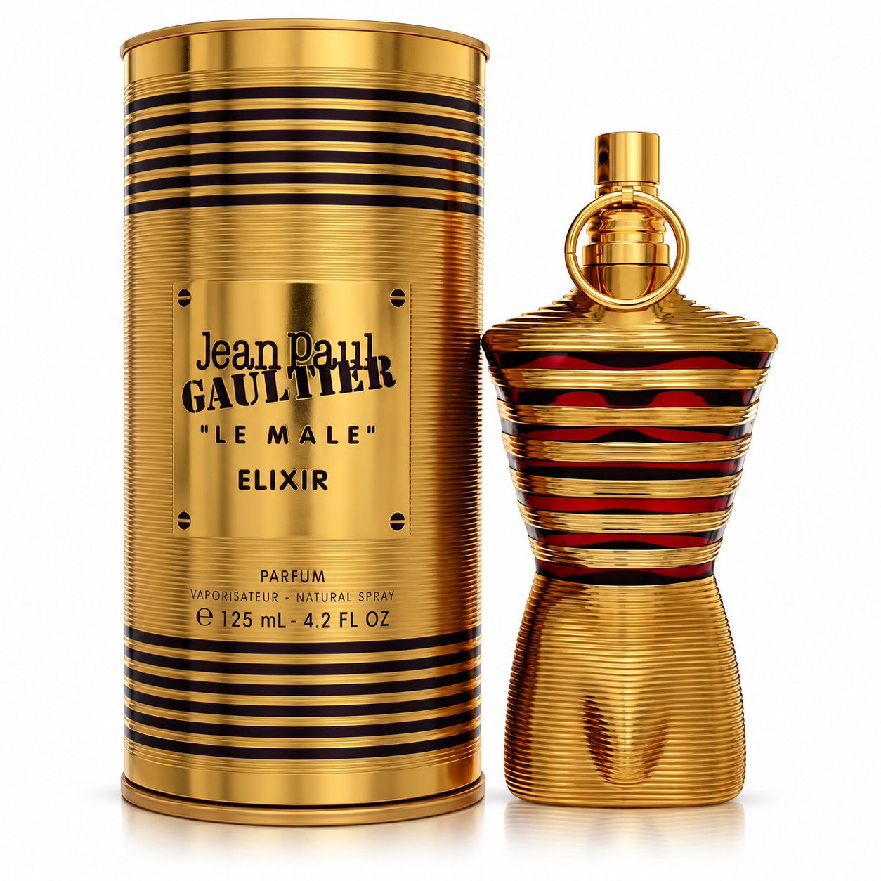 Le Male Elixir by Jean Paul Gaultier 4.2 Oz Parfum Spray for Men - Main [Drive:1prcbQ6FIIxH5T6K3dHNY-KlfdyOJuwoS]
