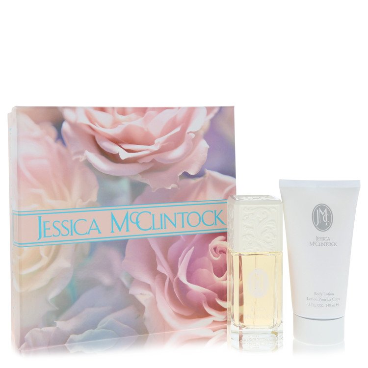 JESSICA Mc CLINTOCK Perfume by Jessica McClintock Gift Set -- 3.4 oz Eau De Parfum Spray + 5 oz Body Lotion for Women - Authentic Fragrance - Discount Women Perfume or Cologne Fragrance