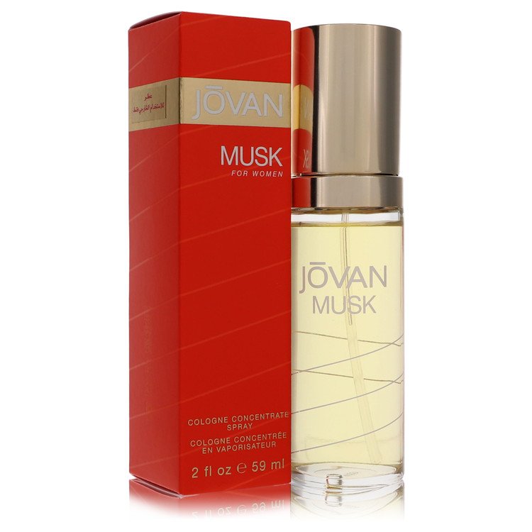 Jovan Musk Perfume by Jovan Cologne Concentrate Spray 2 oz for Women - Authentic Fragrance - Discount Women Perfume or Cologne Fragrance