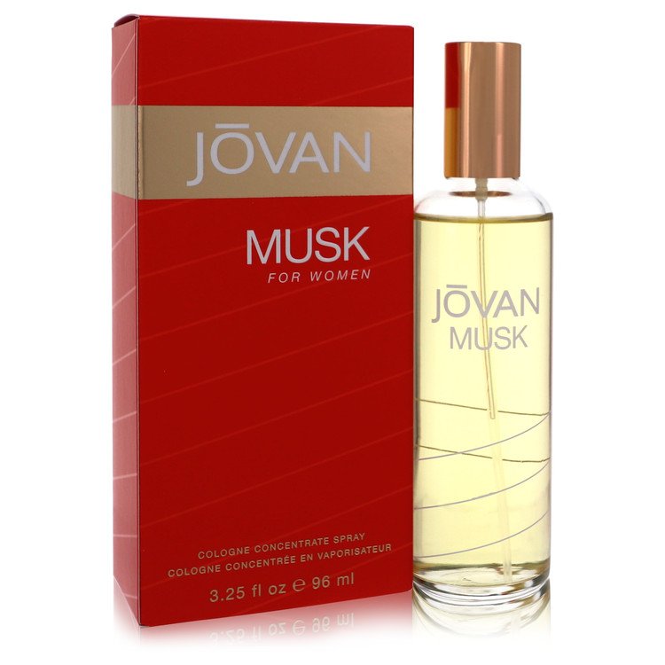 Jovan Musk Perfume by Jovan Cologne Concentrate Spray 3.25 oz for Women - Authentic Fragrance - Discount Women Perfume or Cologne Fragrance
