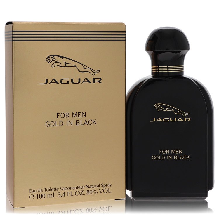 Jaguar Gold In Black Cologne by Jaguar Eau De Toilette Spray 3.4 oz for Men - Authentic Fragrance - Discount Men Perfume or Cologne Fragrance