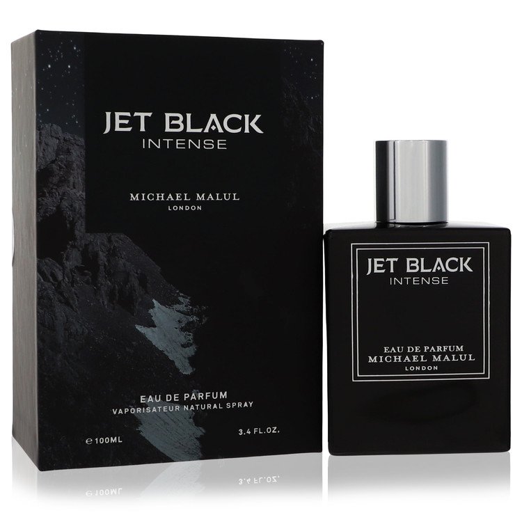 Jet Black Intense Cologne by Michael Malul Eau De Parfum Spray 3.4 oz for Men - Authentic Fragrance - Discount Men Perfume or Cologne Fragrance