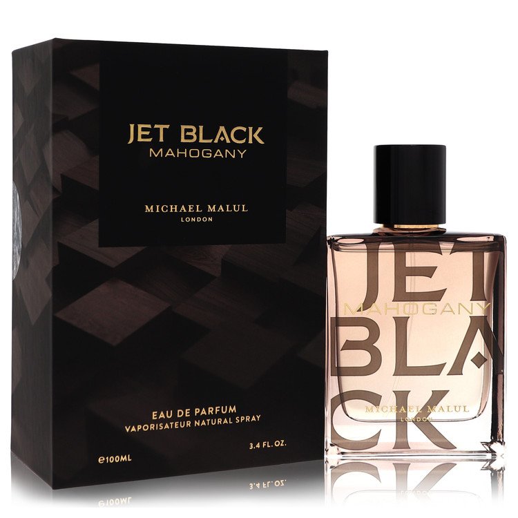 Jet Black Mahogany Cologne for Men 3.4 Oz / 100 Ml