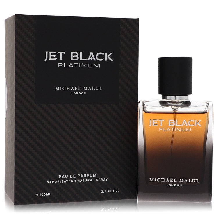 Jet Black Platinum Cologne by Michael Malul Eau De Parfum Spray 3.4 oz for Men - Authentic Fragrance - Discount Men Perfume or Cologne Fragrance