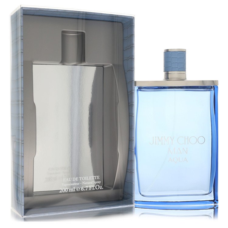 Jimmy Choo Man Aqua Cologne by Jimmy Choo Eau De Toilette Spray 6.7 oz for Men - Authentic Fragrance - Discount Men Perfume or Cologne Fragrance