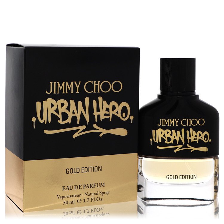 Jimmy Choo Urban Hero Gold Edition Cologne By Jimmy Choo 1.7 Oz Eau De Parfum Spray For Men In Box
