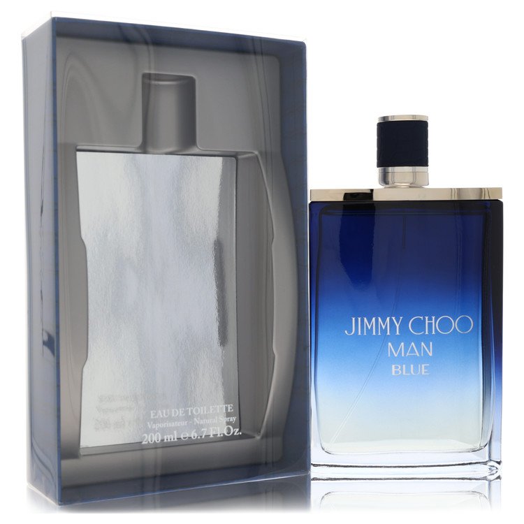 Jimmy Choo Man Blue Cologne by Jimmy Choo Eau De Toilette Spray 6.7 oz for Men - Authentic Fragrance - Discount Men Perfume or Cologne Fragrance