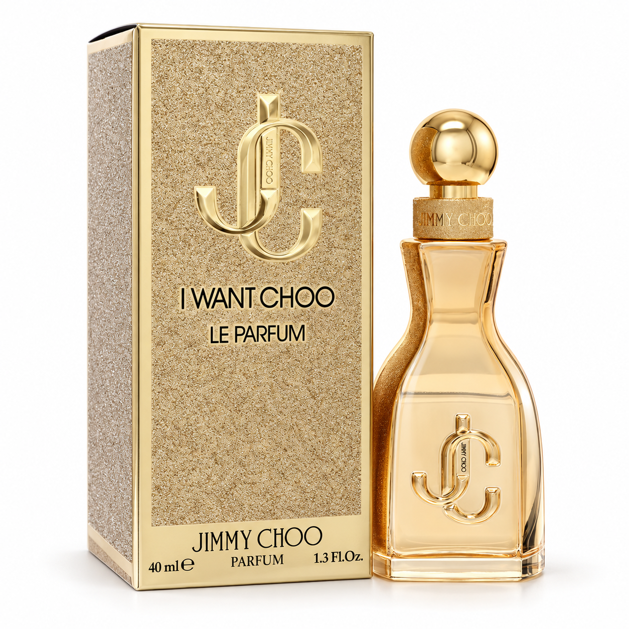 Jimmy Choo I Want Choo Le Parfum 40 mL main bottle and box