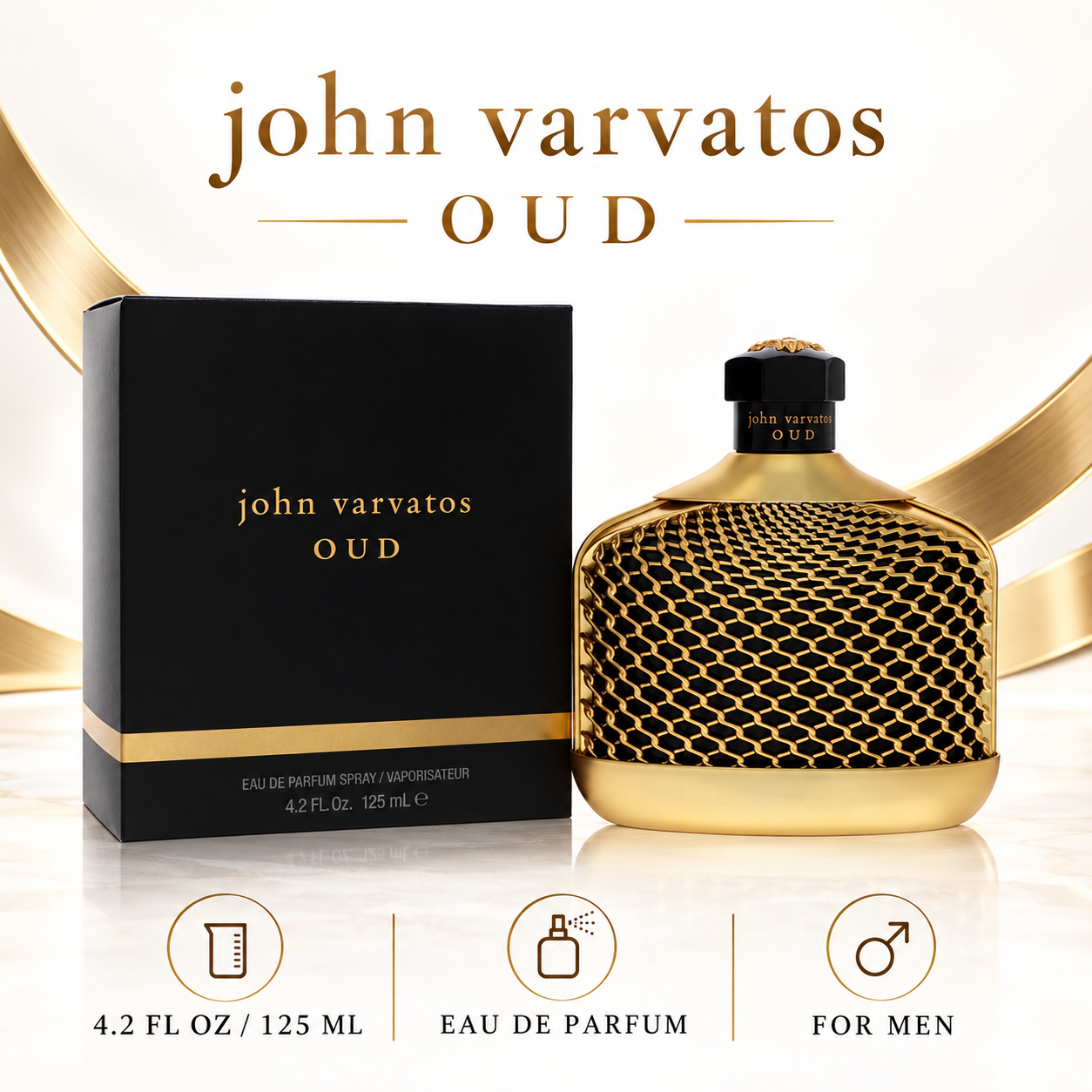Oud by John Varvatos 4.2 Oz Eau De Parfum Spray for Men - Size [Drive:1RDua-i6FDbRli_ilqqSGFcxf-fd_KsjZ]