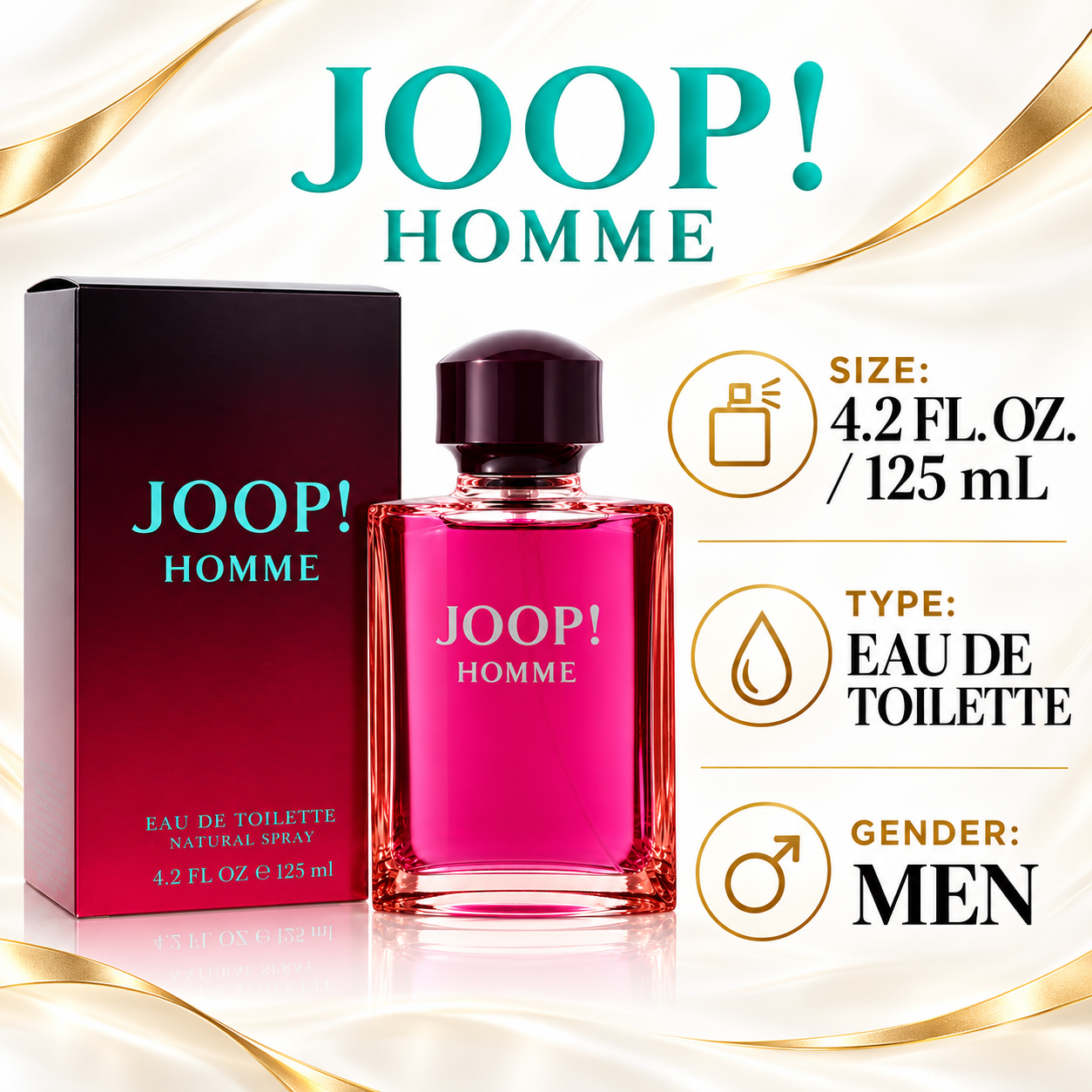 Joop by Joop 4.2 Oz Eau De Toilette Spray for Men - Size [Drive:1qcLDr6iturF3imT3vQgEU0-I8ICdMJEc]